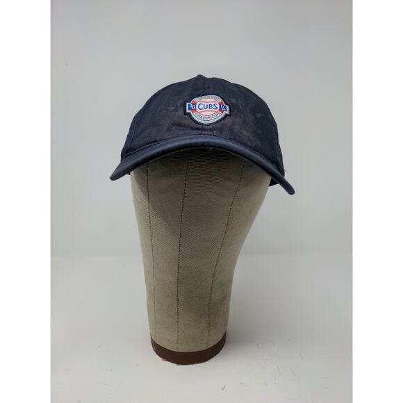 Jim Beam MLB 2016 Chicago Cubs World Championships Strapback Hat Black SEE DESC - Picture 2 of 11